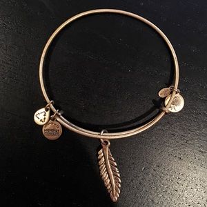 ALEX & ANI Feather Gold Bracelet